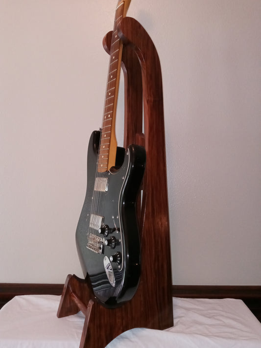 Electric Guitar Stand, New Tall Style. Beautiful and Classy. A perfect compliment to your guitar. Free Shipping included to contiguous USA.