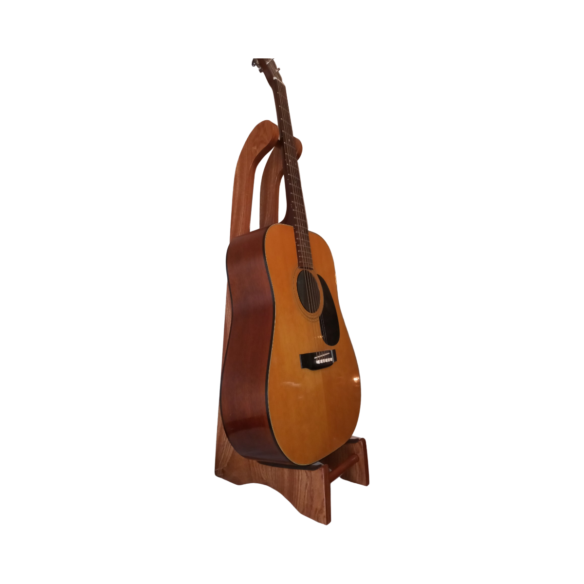 Tall Acoustic Guitar Stand. Beautiful and Classy. Great Gift. A perfect compliment to your guitar. Free Shipping to contiguous USA. On Sale.